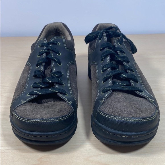 Ahnu Balboa Black and Brown Sneakers with Durable Rubber Sole - Picture 2 of 10